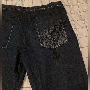 VTG Y2K Kani gold jorts